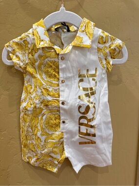 NWT Versace Baby Romper 0-3 months